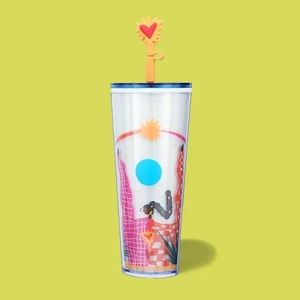 Starbucks | NWT Manuela Heart Venti Cold Tumbler by Manuela Guillén